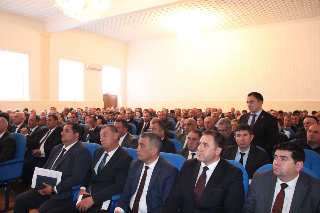 Goranboy RİH başçısı yanında Şuranın növbəti iclası keçirildi - FOTOLAR